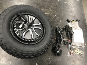 Ensemble roue électrique 500W
